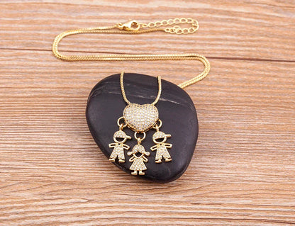 Mother's Love Necklace – 18K Gold Plated